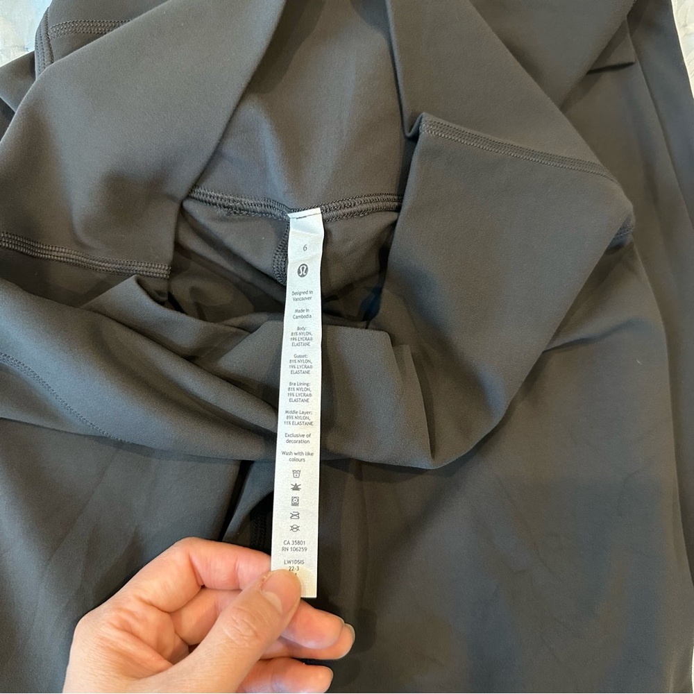 Lululemon Align High-Rise Pant 25" Black Granite size 4 6 new 2024 - Picture 13 of 14